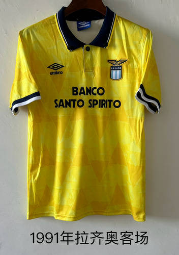 1991 Lazio Away Retro Soccer Jerseys