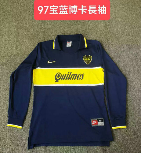 96-97 Boca Juniors Home Retro Soccer Jerseys
