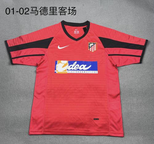 01-02 Atletico Madrid Away Retro Soccer Jerseys