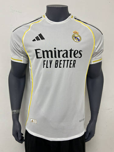 25-26 Real Madrid Home Player Version Soccer Jerseys