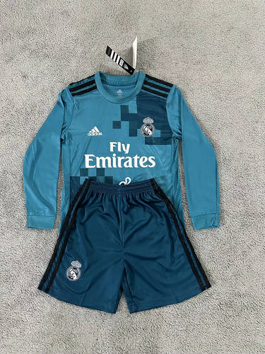 17-18 Real Madrid Third Retro Kids Cheap Soccer Jerseys