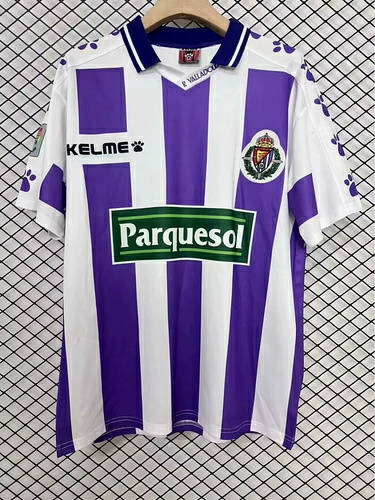 95-96 Real Valladolid Home Retro Soccer Jerseys