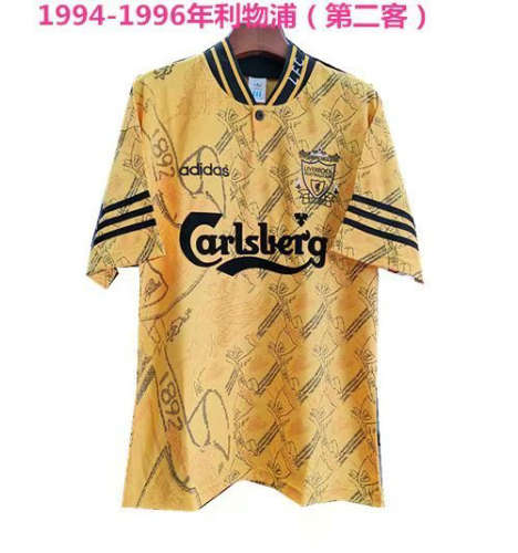 94-96 Liverpool Third Retro Soccer Jerseys 