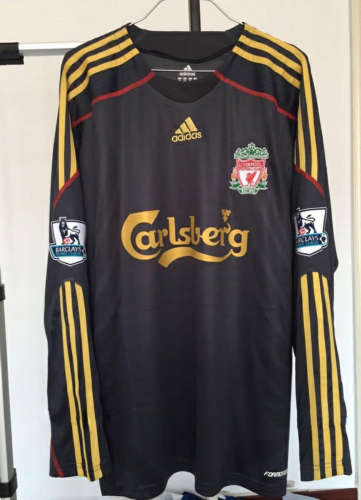 Liverpool Home Retro Long Sleeve Soccer Jerseys