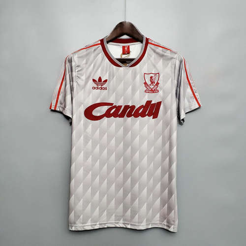 89-91 Liverpool Away Retro Soccer Jerseys