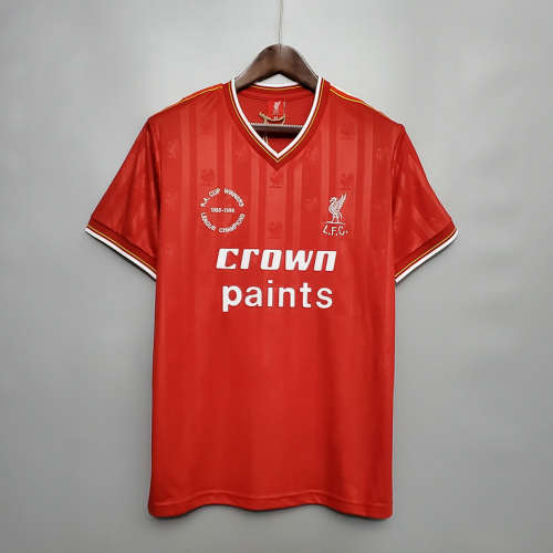 85-86 Liverpool Home Retro Soccer Jerseys