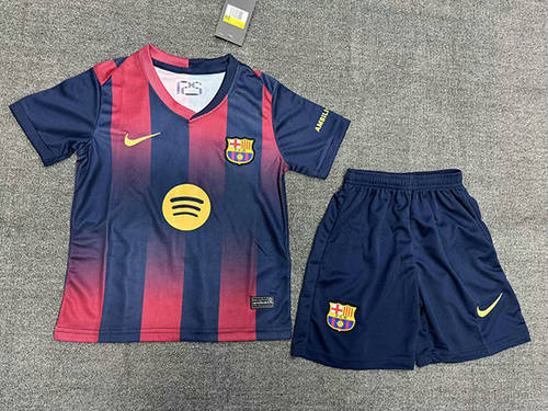 2025 Barcelona Kids Cheap Soccer Jerseys