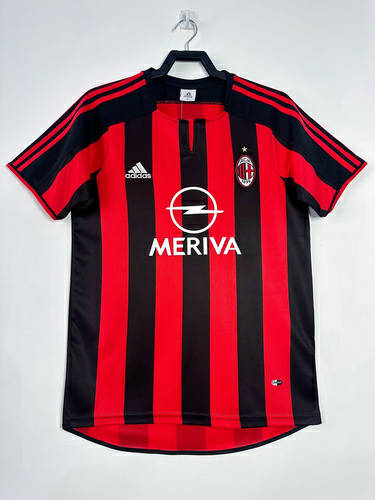 03-04 AC Milan Home Retro Soccer Jerseys