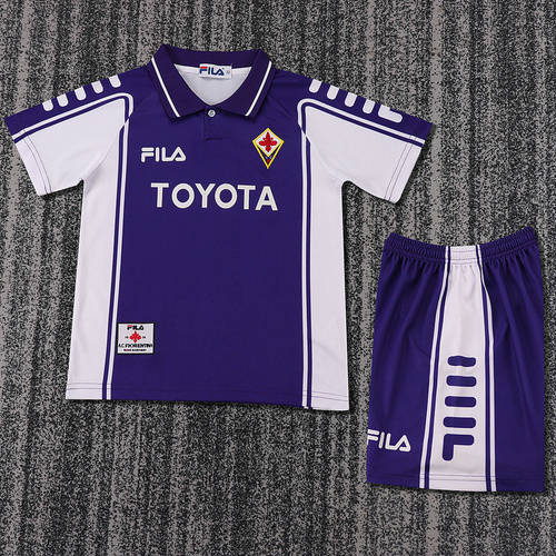 99-00 Fiorentina Home Retro Kids Cheap Soccer Jerseys