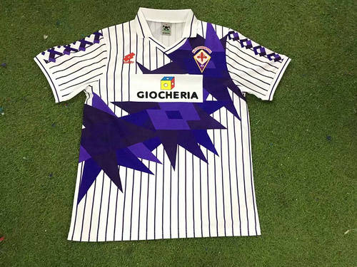 91-92 Fiorentina Away Retro Soccer Jerseys