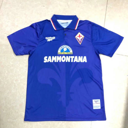 95-96 Fiorentina Home Retro Soccer Jerseys
