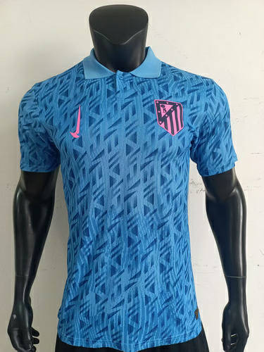 25-26 Atletico Madrid Polo Player Version Soccer Jerseys