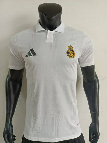 25-26 Real Madrid Polo Player Version Cheap Soccer Jerseys