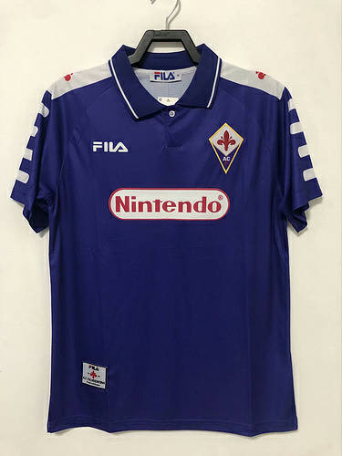 1998 Fiorentina Home Retro Soccer Jerseys