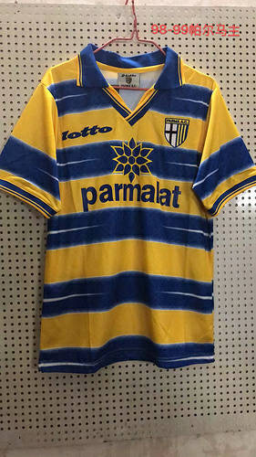 98-99 Parma Home Retro Soccer Jerseys