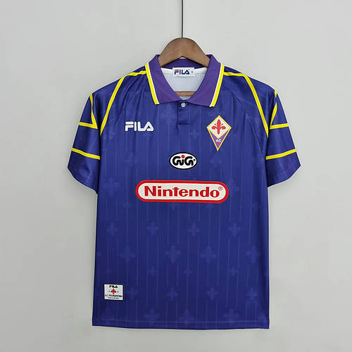 97-98 Fiorentina Home Retro Soccer Jerseys