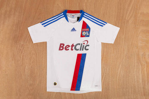 10-11 Lyon Home Retro Cheap Soccer Jerseys