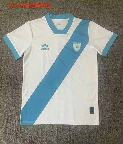 25-26 Guatemala Home Soccer Jerseys 