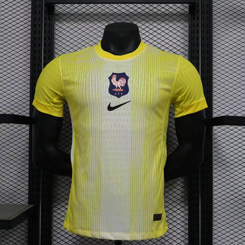25-26 France Goalkeeper Player Version Cheap Soccer Jerseys