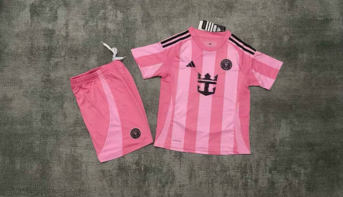 25-26 Inter Miami Home Kids Cheap Soccer Jerseys