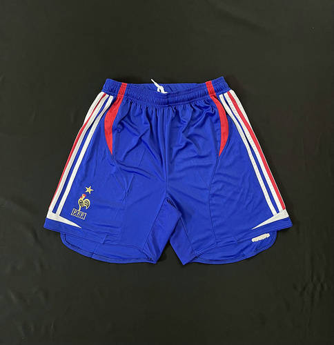 2006 France Home Retro Cheap Soccer Shorts