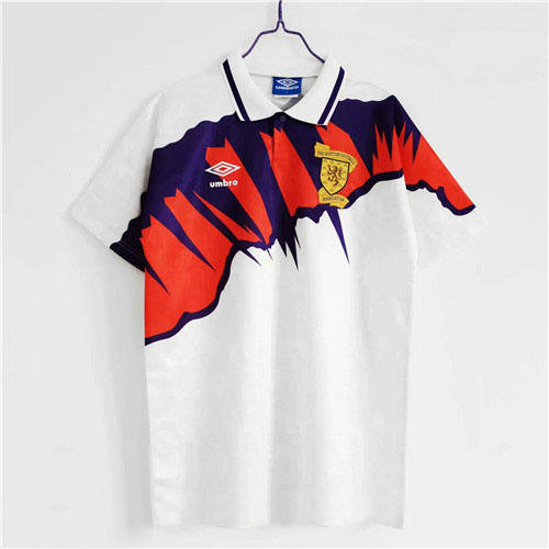 91-93 Scotland Away Retro Soccer Jerseys