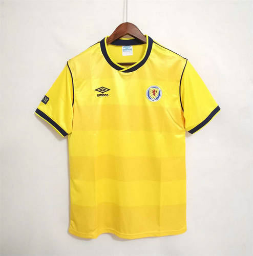 Scotland Away yellow 1986