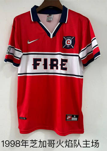 1998 Chicago Fire Home Retro Soccer Jerseys