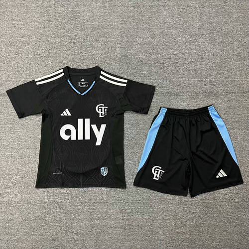 25-26 Charlotte Away Kids Cheap Soccer Jerseys