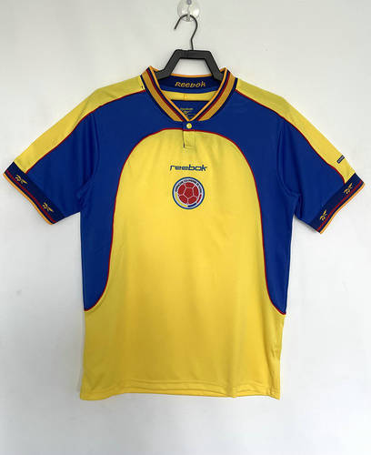 2001 Colombia Home Retro Soccer Jerseys