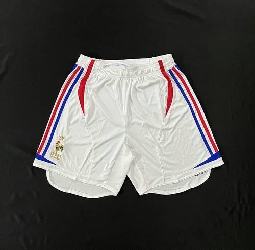 2006 France Away Retro Cheap Soccer Shorts