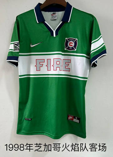 1998 Chicago Fire Away Retro Soccer Jerseys