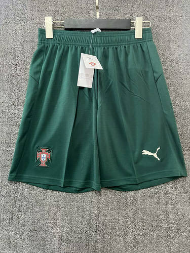 25-26 Portugal Home Soccer Shorts