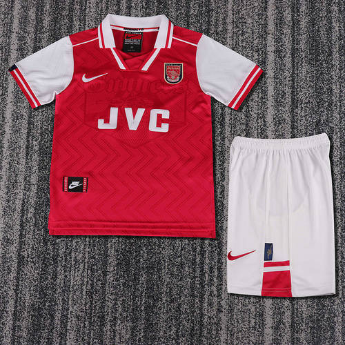 96-97 Arsenal Home Retro Kids Cheap Soccer Jerseys