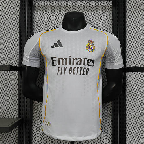 25-26 Real Madrid Home Player Version Cheap Soccer Jerseys