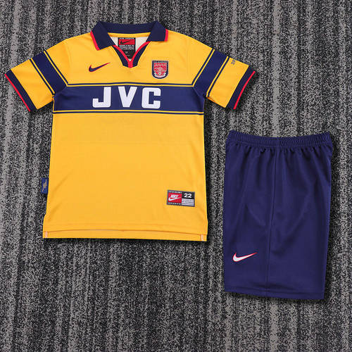 1997 Arsenal Away Retro Kids Cheap Soccer Jerseys