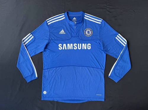 09-10 Chelsea Home Long Sleeves Retro Cheap Soccer Jerseys