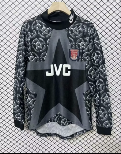 94-95 Arsenal Goalkeeper Long Sleeves Retro Cheap Soccer Jerseys