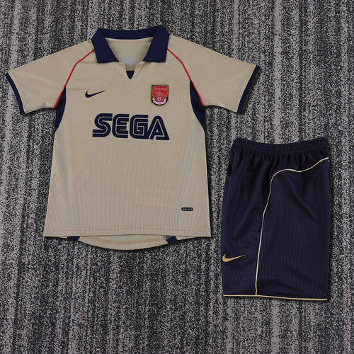 01-02 Arsenal Away Retro Kids Cheap Soccer Jerseys
