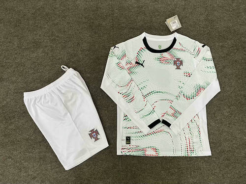 25-26 Portugal Away Kids Cheap Soccer Jerseys