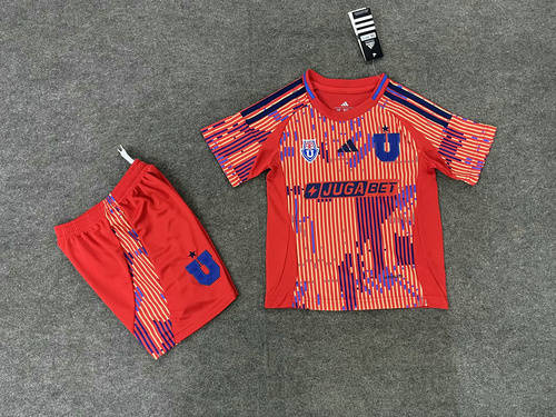 25-26 Universidad de Chile Away Kids Cheap Soccer Jerseys