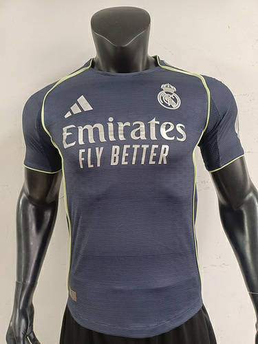 25-26 Real Madrid Away Player Version Cheap Soccer Jerseys 