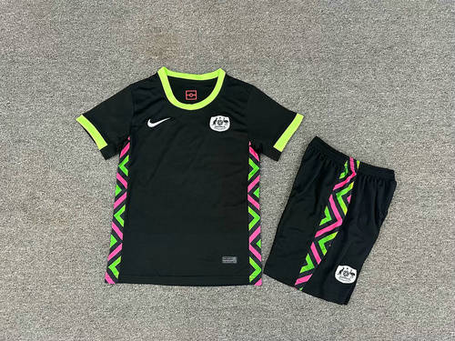 25-26 Australia Away Kids Cheap Soccer Jerseys