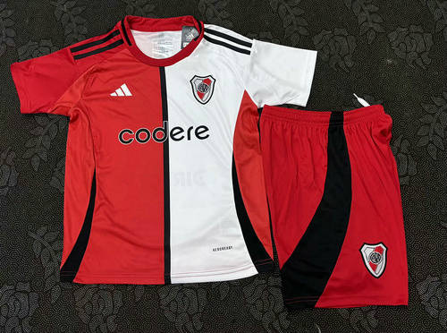 25-26 River Plate Third Kids Cheap Soccer Jerseys