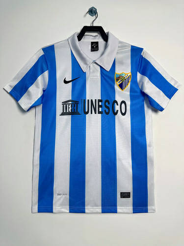 12-13 Malaga Home Retro Cheap Soccer Jerseys 