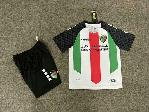 25-26 Palestine Home Kids Cheap Soccer Jerseys
