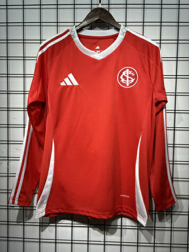 25-26 Internacional Home Long Sleeve Cheap Soccer Jerseys