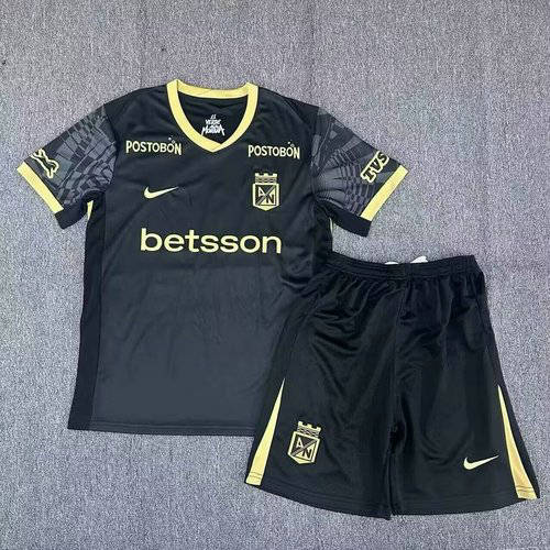 25-26 Atletico Nacional Away Kids Cheap Soccer Jerseys