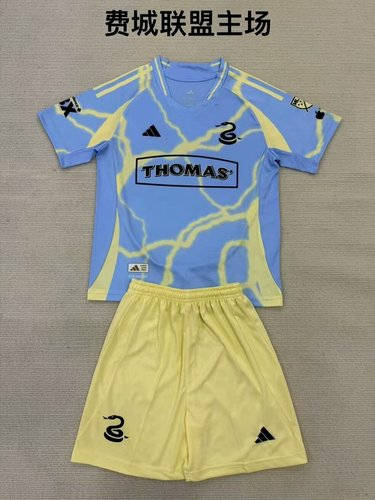 25-26 Philadelphia Home Kids Cheap Soccer Jerseys