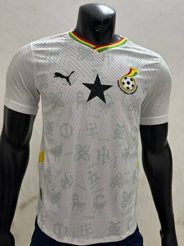 25-26 Ghana Home Player Version Cheap Soccer Jerseys 